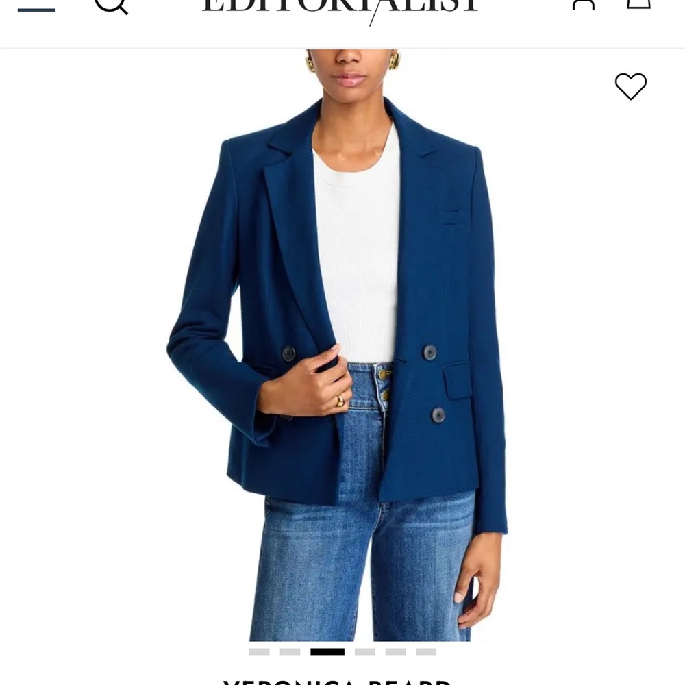 Veronica Beard Navy Kona Dickey Blazer NWT